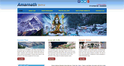 Desktop Screenshot of amarnathyatraindia.com